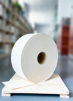 Hareketli yapıştırıcı jumbo rulo ambalaj kağıdı, SGS sertifikalı beyaz karton kağıt rulo
