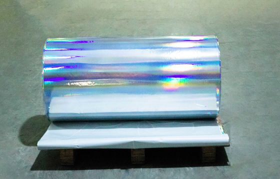 Kullanım Dayanıklı Holografik Kendine Yapıştırıcı Film Rulo 50u Yüzey Kalınlığı