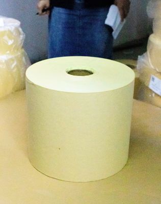 Kraft Kağıdı Sıcak Yapıştırıcı Kendine Yapışkan Etiket Malzemeleri 80g Yüzey Kalınlığı