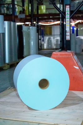 SGS sertifikalı Sıcaklık Dayanıklı Blank Self Adhesive Thermal Paper Roll Sticker