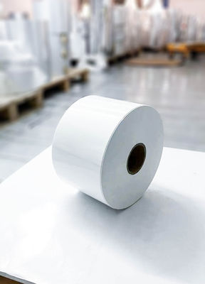 Su geçirmez kendi kendine yapışkan çıkartma kağıt rulo etiketleri Opal PET yüzey kaplama