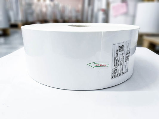 Opal PET Açık BOPP Etiketler, Alınabilir Yapıştırıcı Etiketler Serbestleştirme Destek Kağıdı