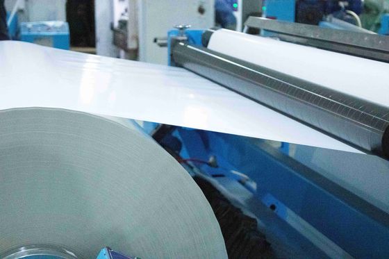 Mat Gümüş PET Yapışkan Arka Printer Kağıt Rulo 50u Yüzey Kalınlığı