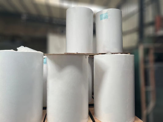 Beyaz Termal Jumbo Yazdırma Kağıdı Rulo 90g Kağıt Kalınlığı Çizik Direnci