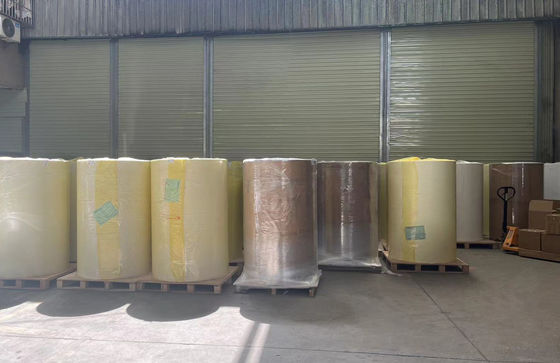 Beyaz Termal Jumbo Yazdırma Kağıdı Rulo 90g Kağıt Kalınlığı Çizik Direnci