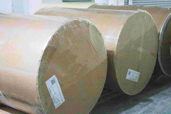 Sıcak Erimiş Yapıştırıcı Termal Etiket Rulo, Kraft Kağıdı Jumbo Rulo 80u Yüzey Kalınlığı