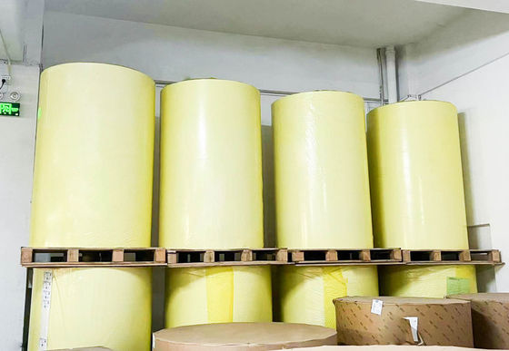 Temel ağırlığının % 80±5'i için evrensel sıcak erime yapışkan beyaz camlı kağıt