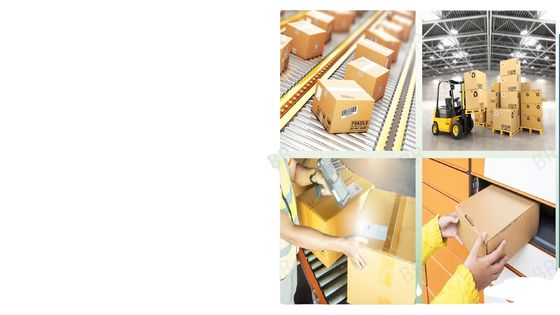 100x150 Boyut Lojistik ve Ekspres Sayfa 50*37*24mm Paket Etiketleri için Kutu Ölçüsü