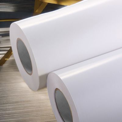 Beyaz cam kağıt etiket malzemesi 80g Kalıcı Akrilik yapıştırıcı ile kaplanmış kağıt