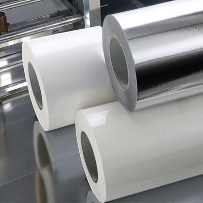 Başlangıçlı yapışkanlık ≥16N 80g Kaplı Kağıt Beyaz cam kağıt üzerine basılmış etiket malzemesi
